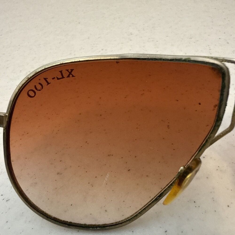 Vtg ROC XL-100 Aviator Sunglasses Frame Rose Teardrop Porsche Carrera Design - Picture 8 of 14